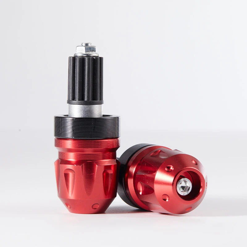 2Pcs Universal Motorcycle Handlebar Grips Handle Bar Cap End Plugs Counterweight Cap Protective Aesthetic Accessories