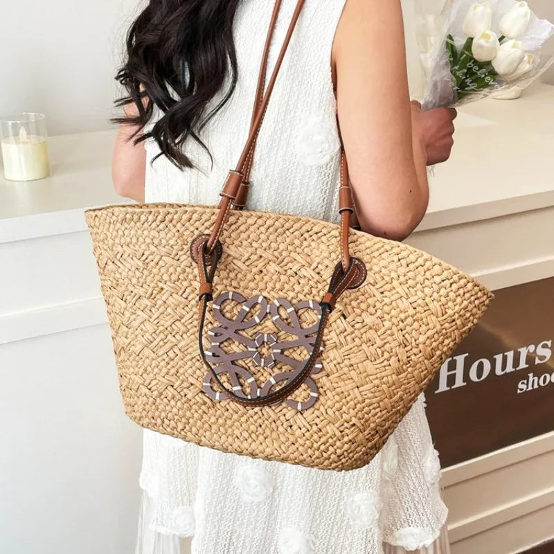 High-End Fashion Leather Tote Bag Women Handbag Designer Classic Shoulder Crossbody Purse Satchel Diaper Bag