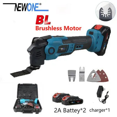 NEWONE 18V Brushless Quick release Oscillating tool Multi functional tool Renovator Electric trimmer Compatible for LXT 18V