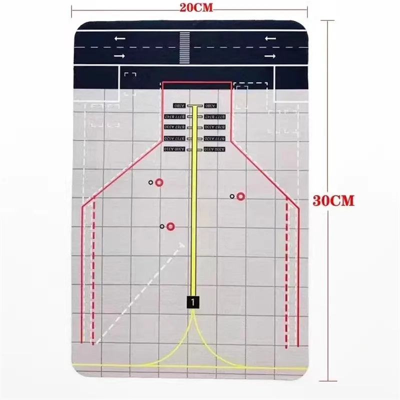 1:400 Airport Runway Pad For B787/AirbusA350 Aviation Airplane Airways Parking Positions On The Apron Pad Airport Scene