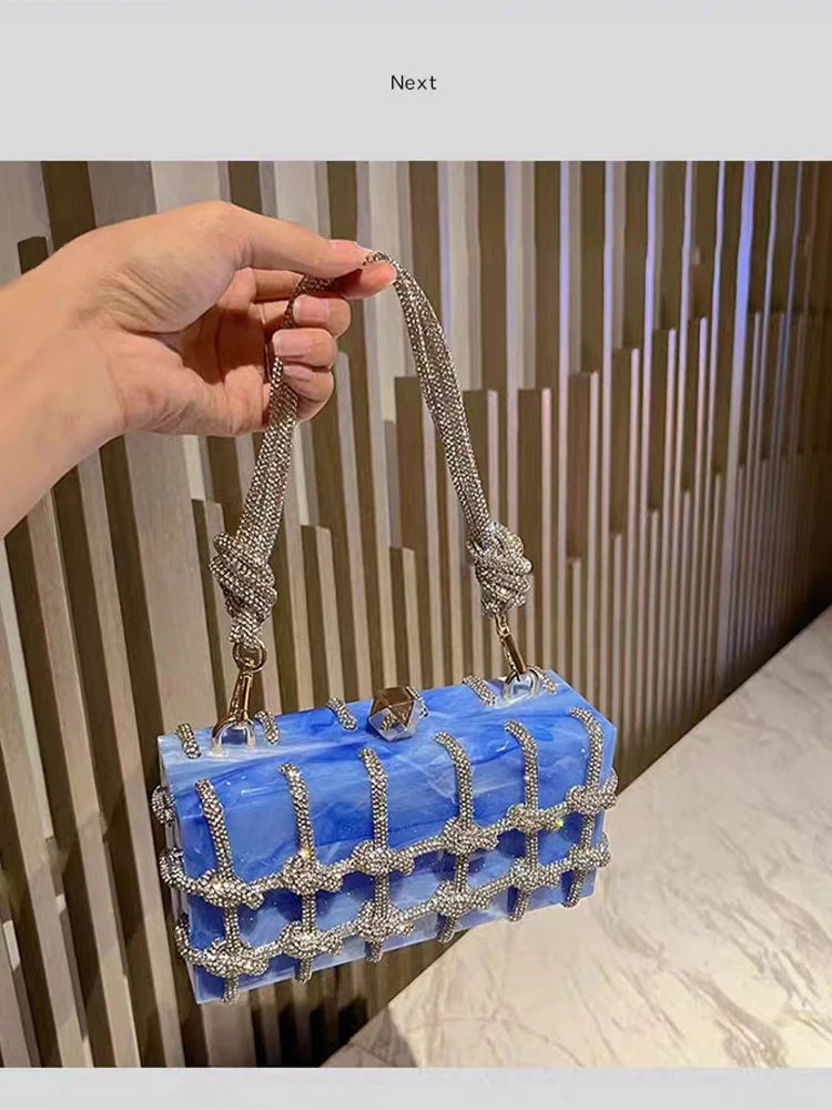 Luxury Women Wedding Party Handbags and Purse Wholesales Ladies Evening Handbag Chain Dinner Bags Clutch Bag for Women Wedding