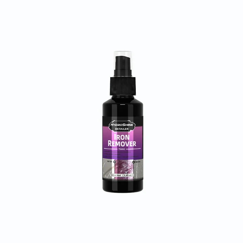 Hydroshine Iron Remover Car Detailing Fallout Spray Decontamination Kit Rust Remover Spray for Brake Rim Metal Surface Particles
