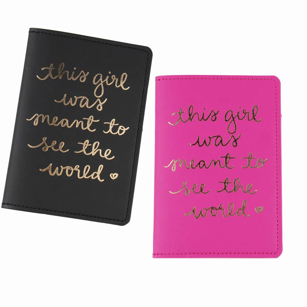 2PCS/Set Letters PU Leather Passport Cover Case Card Holder Lightweight Travel Accessories Wallet Gift For Couples