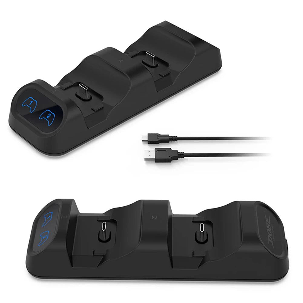 For Switch Pro Charging Dock Type-C Handle Charger Dock Station Dual Fast Controller Charger for PS5/Xbox Series S/X Controller