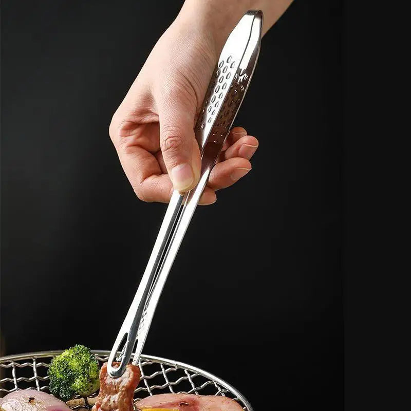 StainlessSteel FoodClipsKitchen Clips Korean Barbecue Tweezers Extended Barbecue Clips Suitable For Home Vegetable/meat Barbecue