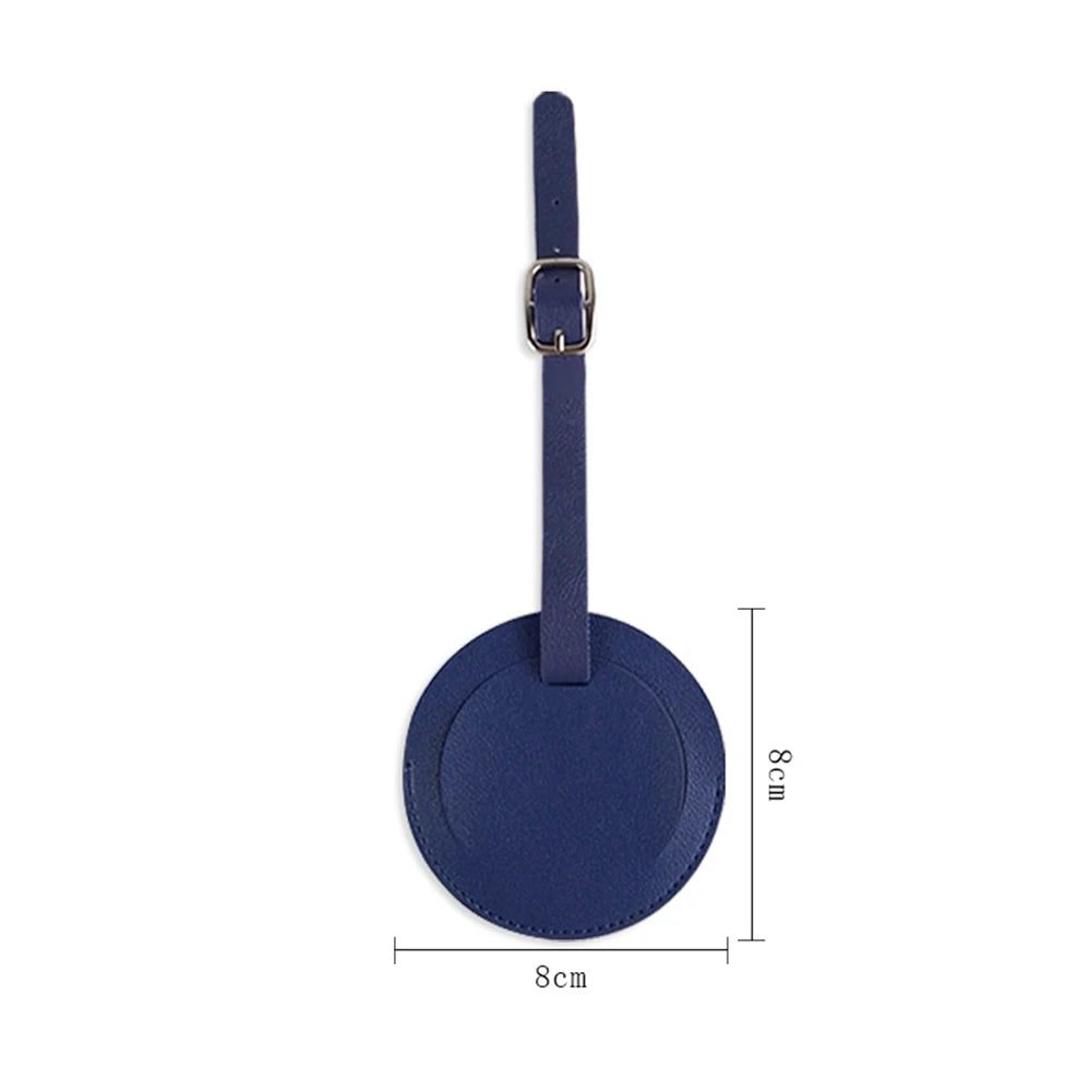 Fancy Lovely Round Luggage Tag Custom Letters Popular Travel Accessories Suitcase Baggage Card Tag DIY Personalize Initials Gift