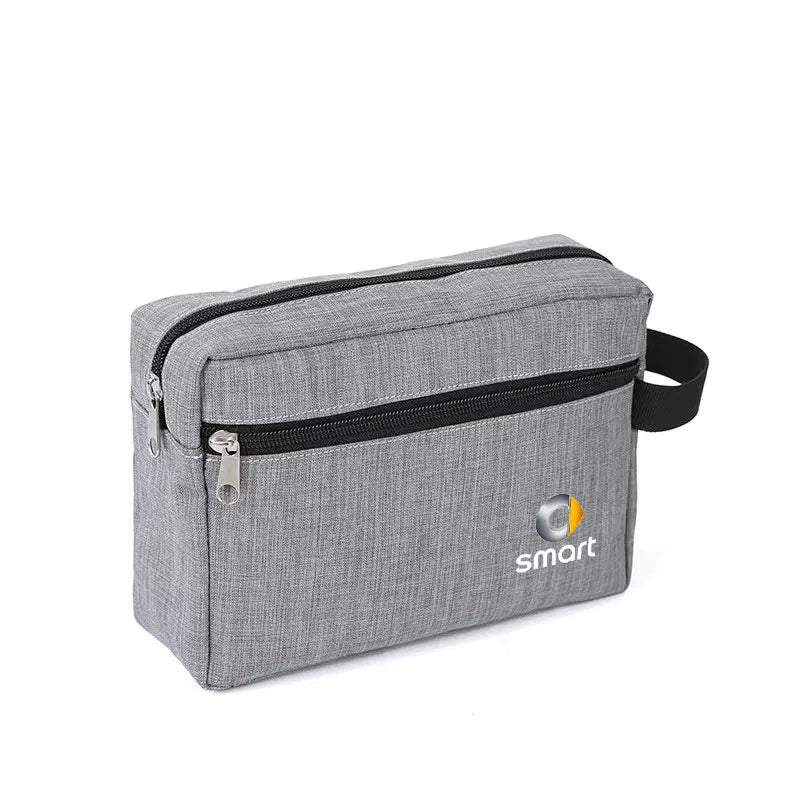 Portable Car Key Case Driver License Holder Credit Card Bag for Smart Fortwo 451 450 453 EQ Forfour Car Accessorie