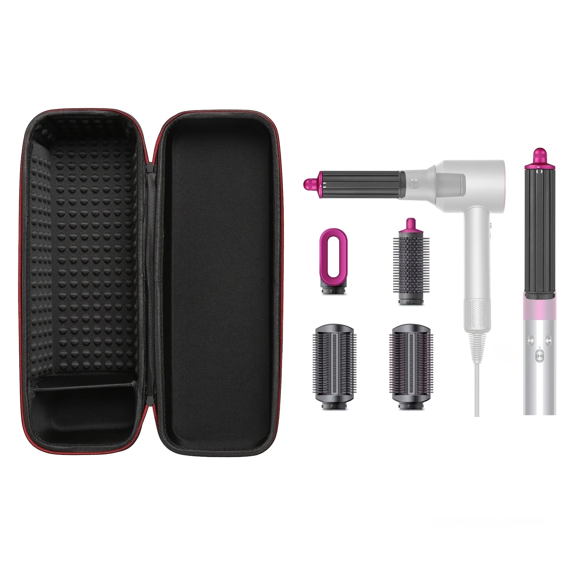 Hard Portable Travel Carrying Case for Dyson Airwrap Styler, Shockproof Handheld Storage Bag for Hair Curler Accessories