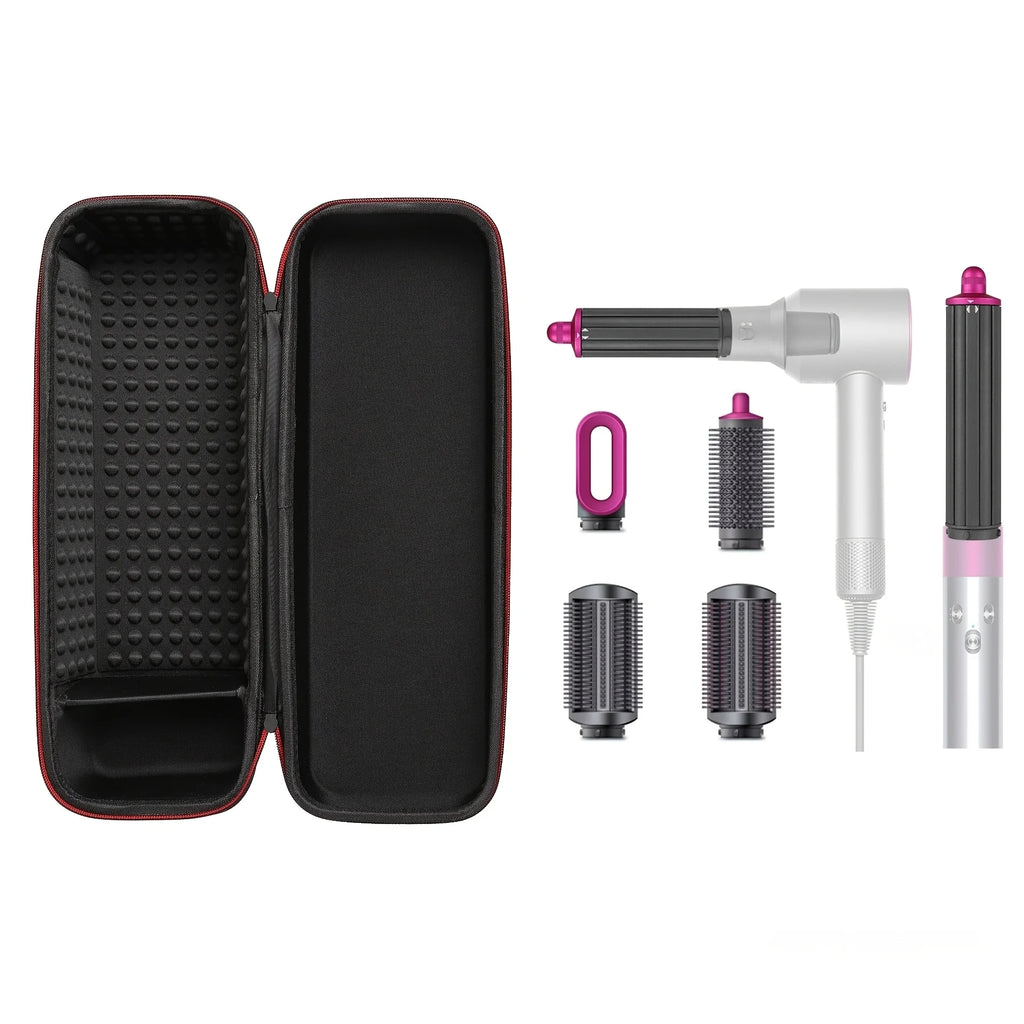 Hard Portable Travel Carrying Case for Dyson Airwrap Styler, Shockproof Handheld Storage Bag for Hair Curler Accessories