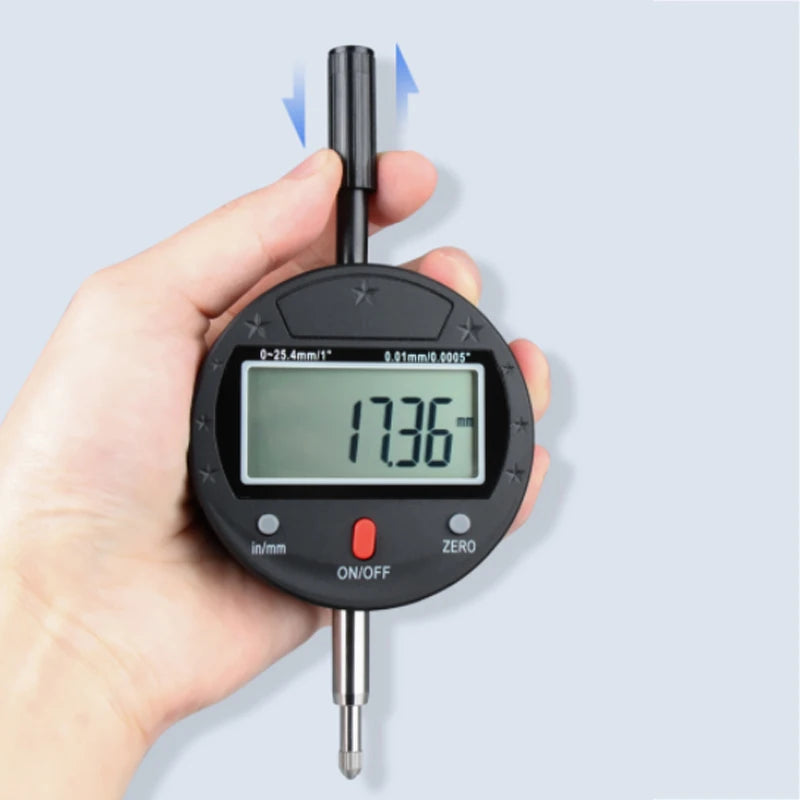 12.7mm 0.01mm Precision IP54 digital display cap dial indicator height gauge depth measuring instrument