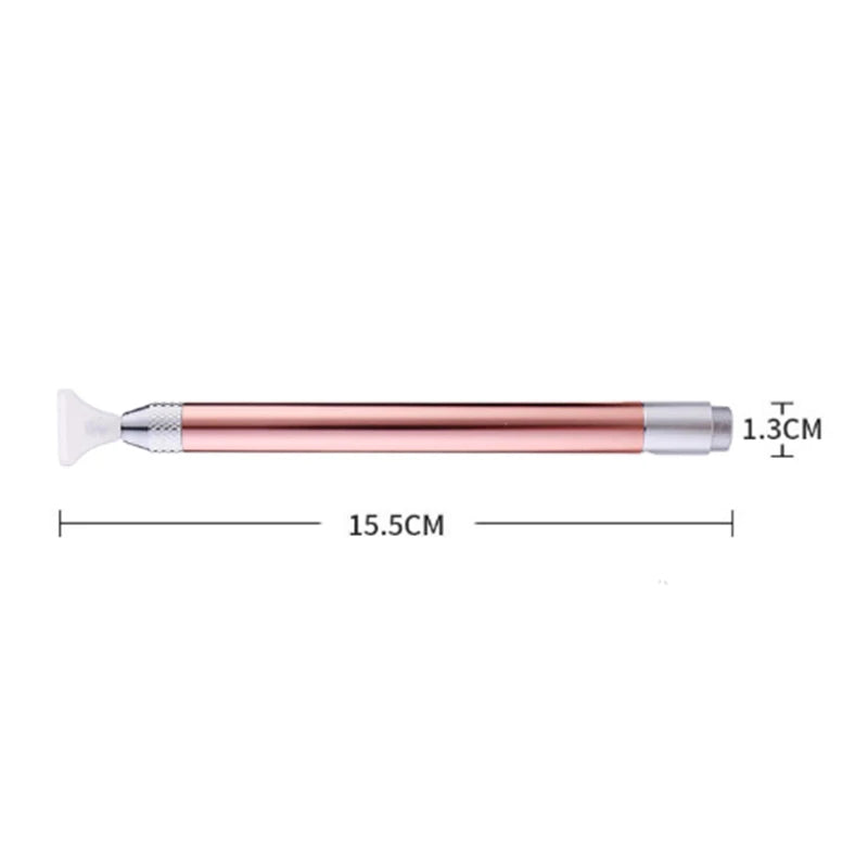8 in 1 Led Lighted Diamond Painting Pen With Magnifying Glass Magnifier Luminous Point Drill Pen Accessories Tool Set Kit