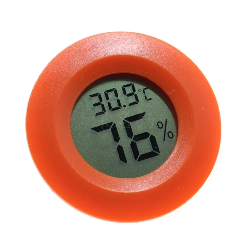 Outdoor Sports Thermometer, Reptile Electronic Hygrometer, Round Hygrometer, Camping Equipment Tool Accessories, Outdoor Gadget