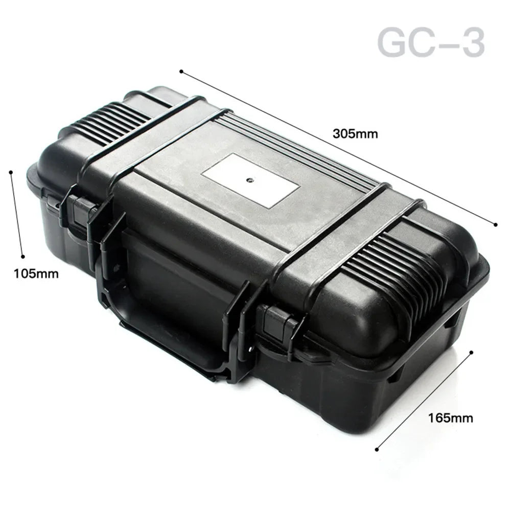 Waterproof Hard Carry Tool Case Bag Organizer Storage Box Camera Photography Safety Protector Instrument Tool Box with Sponge
