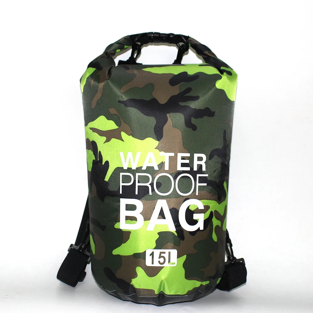 Men's and women's waterproof bags, outdoor sports bags, suitable for swimming, boating, kayaking, rafting and traveling