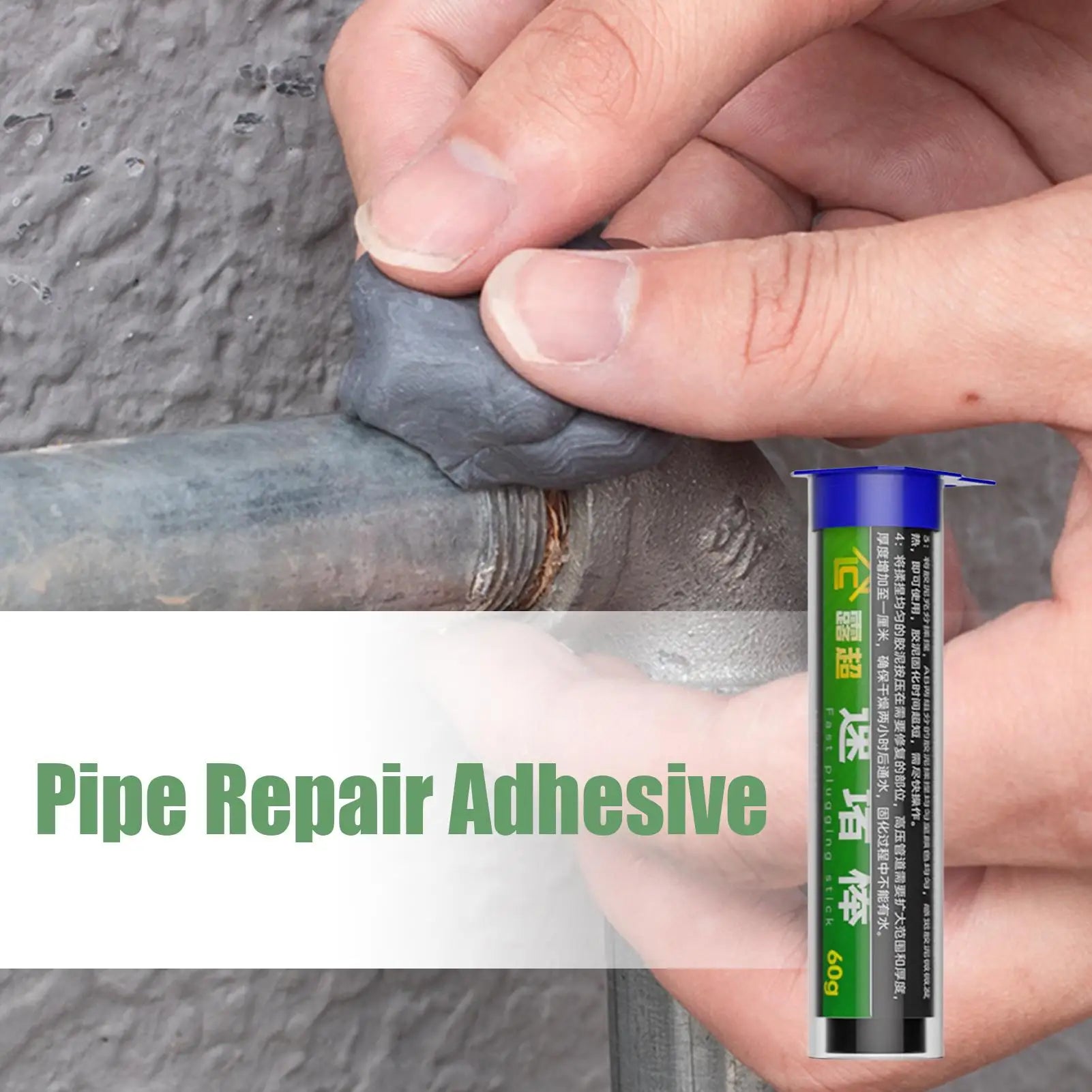Putty Stick Permanent Adhesive Epoxy Putty Sticks Multi-purpose Quick Leak Repair Waterproof for Ceramic Acrylic Metal Stone