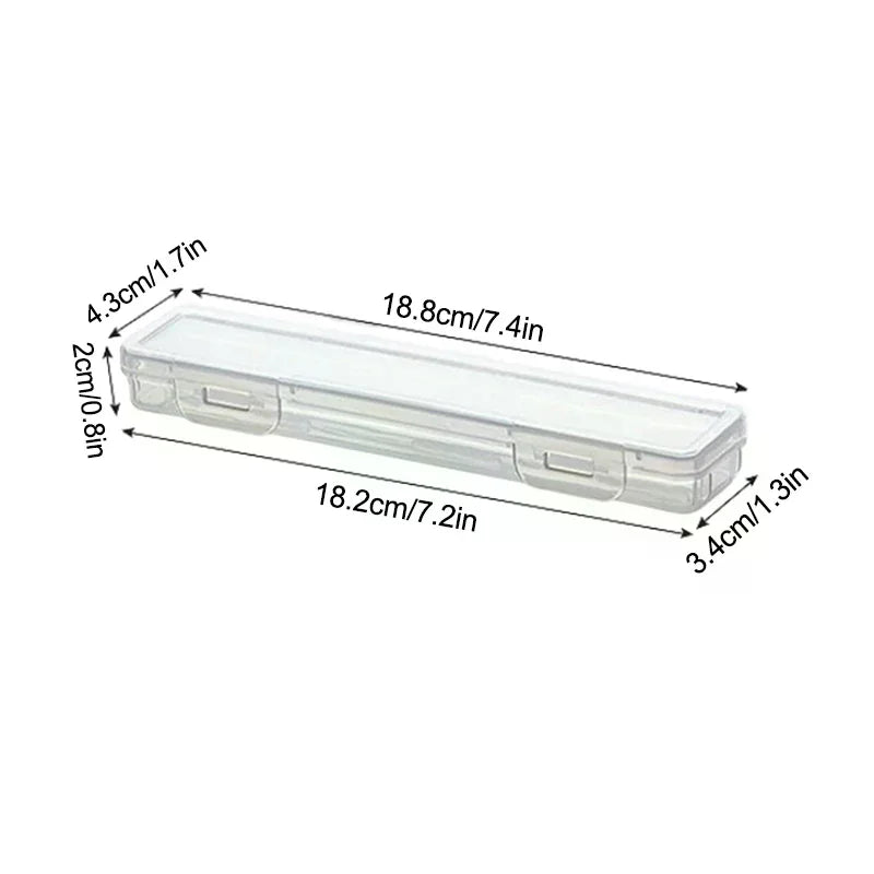 Portable Toothbrush Box Plastic Travel Toothbrush Case Transparent Toothbrush Holder Organizer Travel Practical Accessories