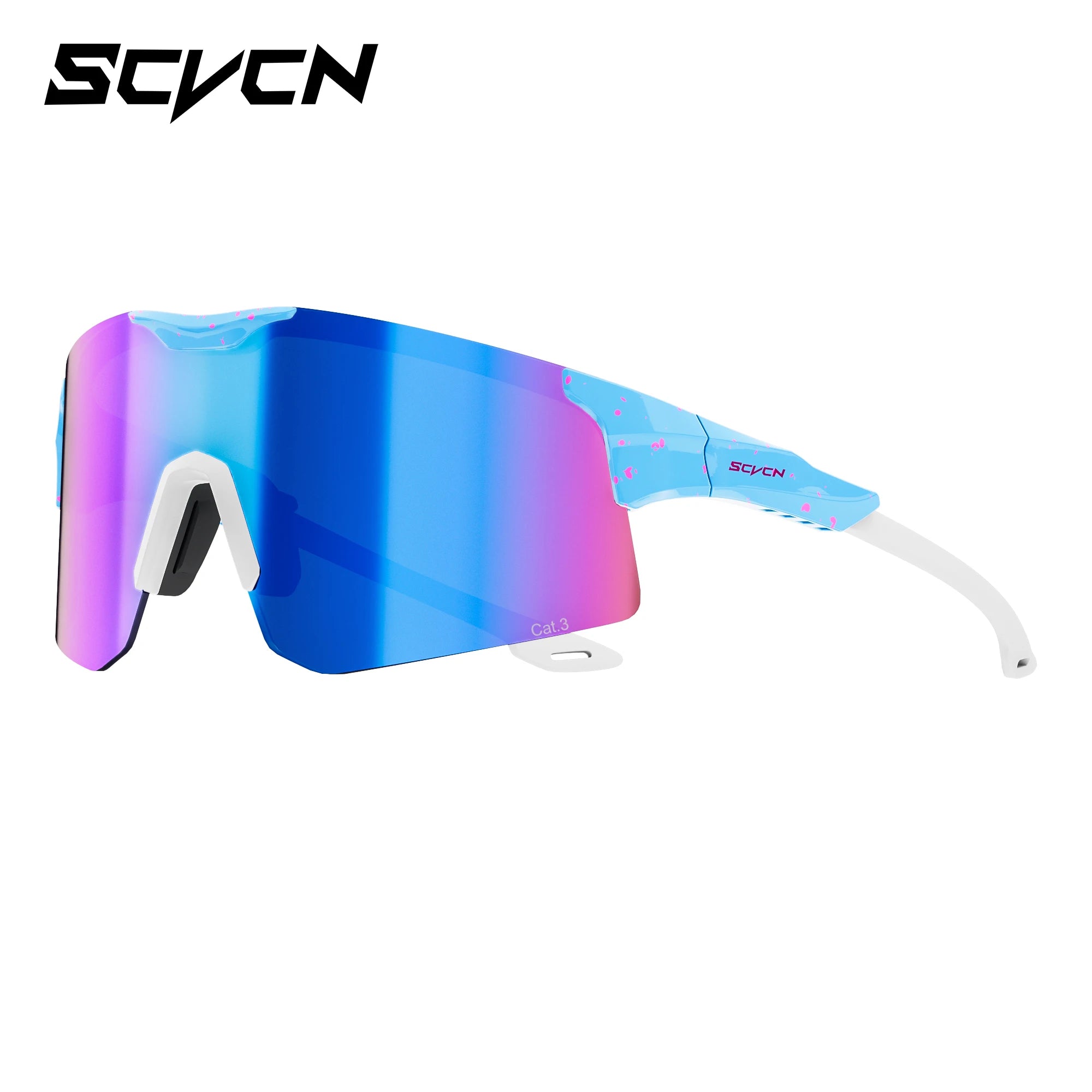 SCVCN Sports Sunglasses Cycling Glasses MTB Riding Speed Skating UV400 Fishing Goggles Man Woman Bike Bicycle Hiking Eyewear