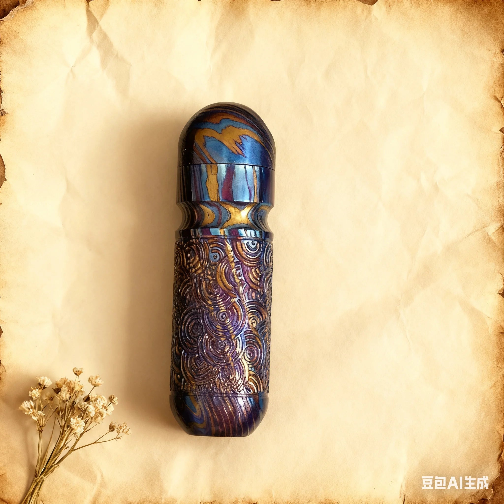EDC Emergency Nitroglycerin Pill Case - Waterproof PEI/Titanium Capsule Pendant for Necklace & Keys
