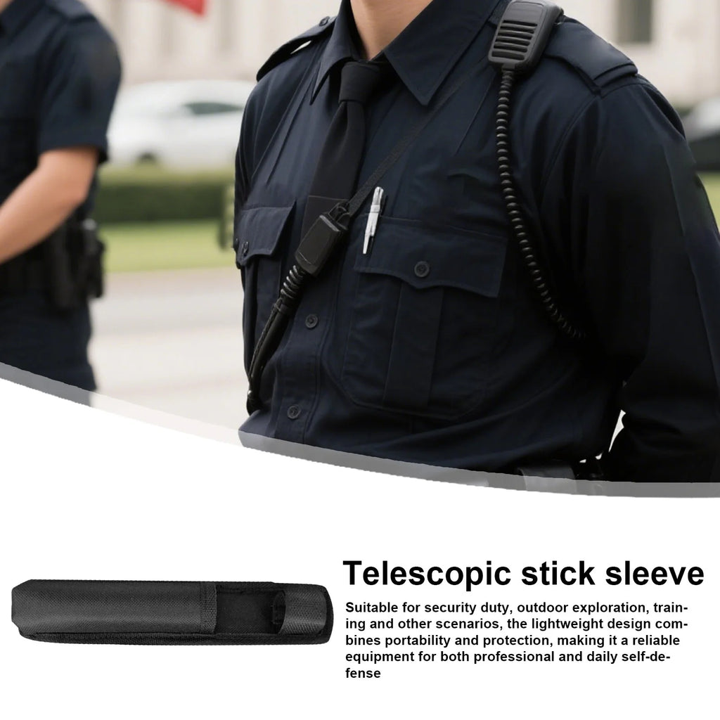 Heavy Duty Expandable Batons Case Adjustable Nylon Holster Fits Duty Belt For Security Guard, Law Enforcement