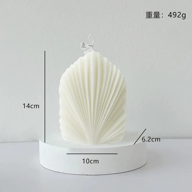 Nordic Minimalist White Scented Candle Atmosphere Home Decor Wedding Arrangement Cylinder Geometric Shape Fragrance Candle