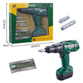 1 Set Toddler Electric Drill Screw Kits Kids Toy Simulation Electric Drill Kit With Real Sounds And Action Construction Tools