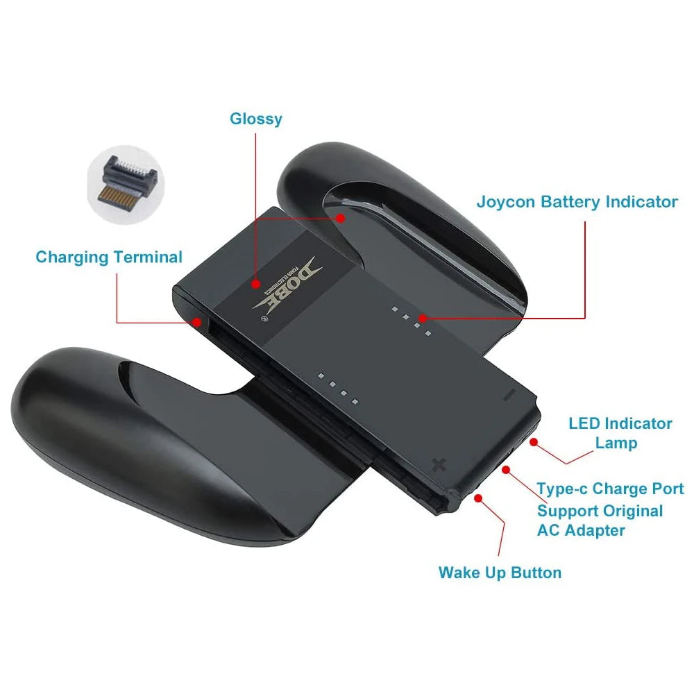 Joycon Handle Charging Grip For Nintendo Switch Handle Charging Dock Station Charger NS Game controller Charger Accessories