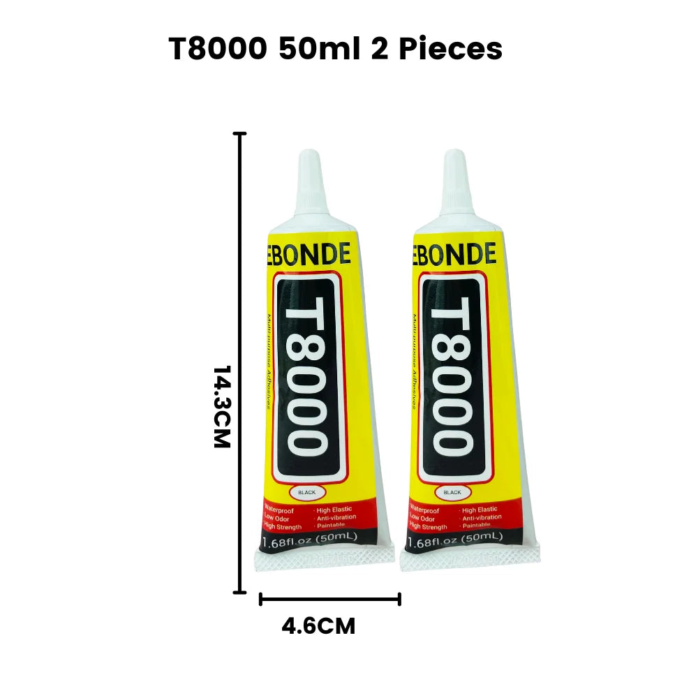 Phone Repair Glue LCD Screen Glue T8000 Cell Phone Adhesive Phone Glue Electronic Glue T-8000 Multifunction DIY Adhesive