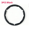SEAMETAL Car Steering Wheel Cover Segmented Steers Covers Protector 3pcs Auto Steering Wheels Covers Anti-slip Accessories