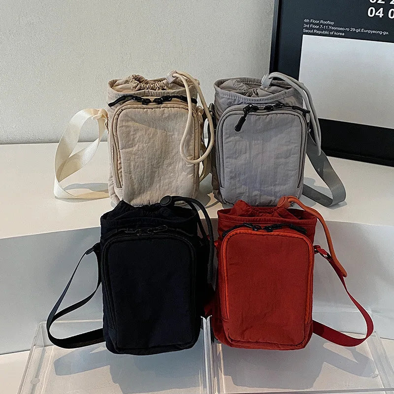 Trendy Waterproof Crossbody Bag for Yoga Running Sports Outdoor Portable Bottle Phone Shoulder Pack