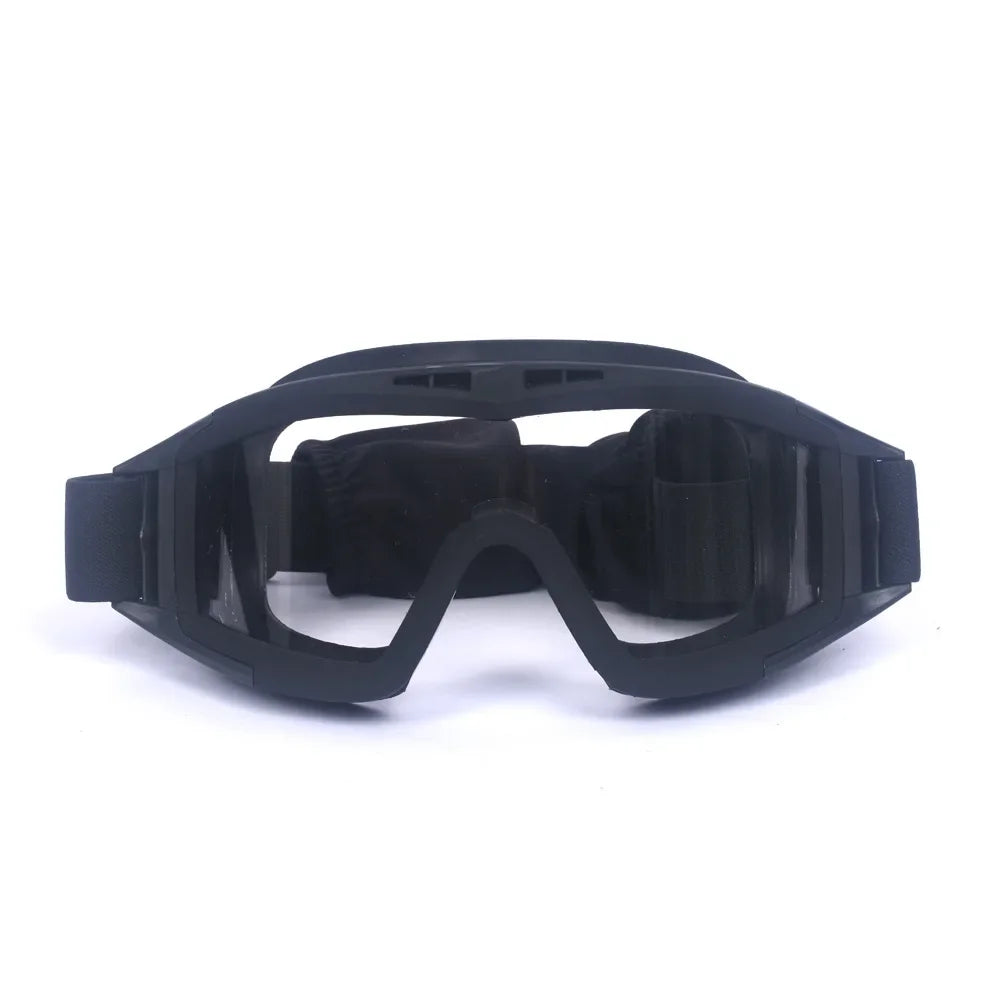 Tactical Goggles Mountaineering Shooting Sunglasses Windproof Sand Control Motocross CS Glasses 3 Lenses Replaceable Motorcycle