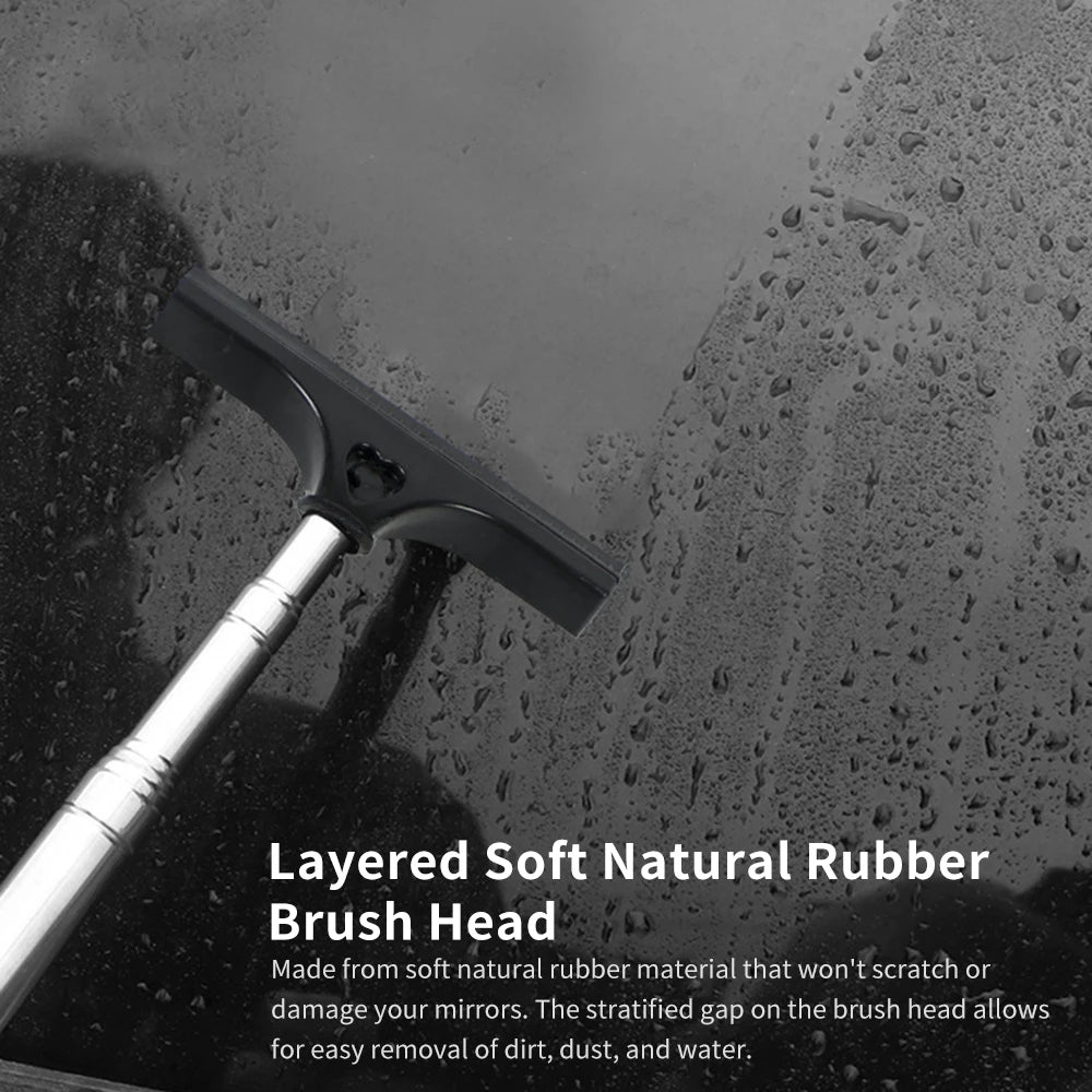 Portable Car Rearview Mirror Wiper Retractable Auto Windshield Wiper Arm Cleaning Supplies Rearview Mirror Water Remover