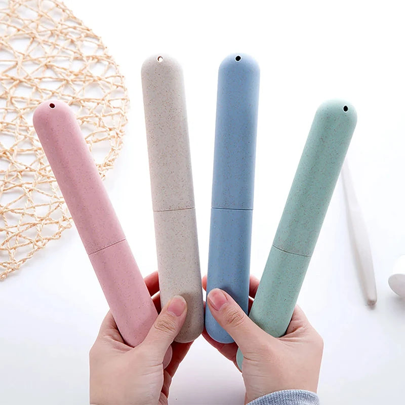 1/4 Pack Toothbrush Case Portable Travel Toothbrush Case Dust-Prof and Sanitary for Home, Business, Camping, School Toothbrush