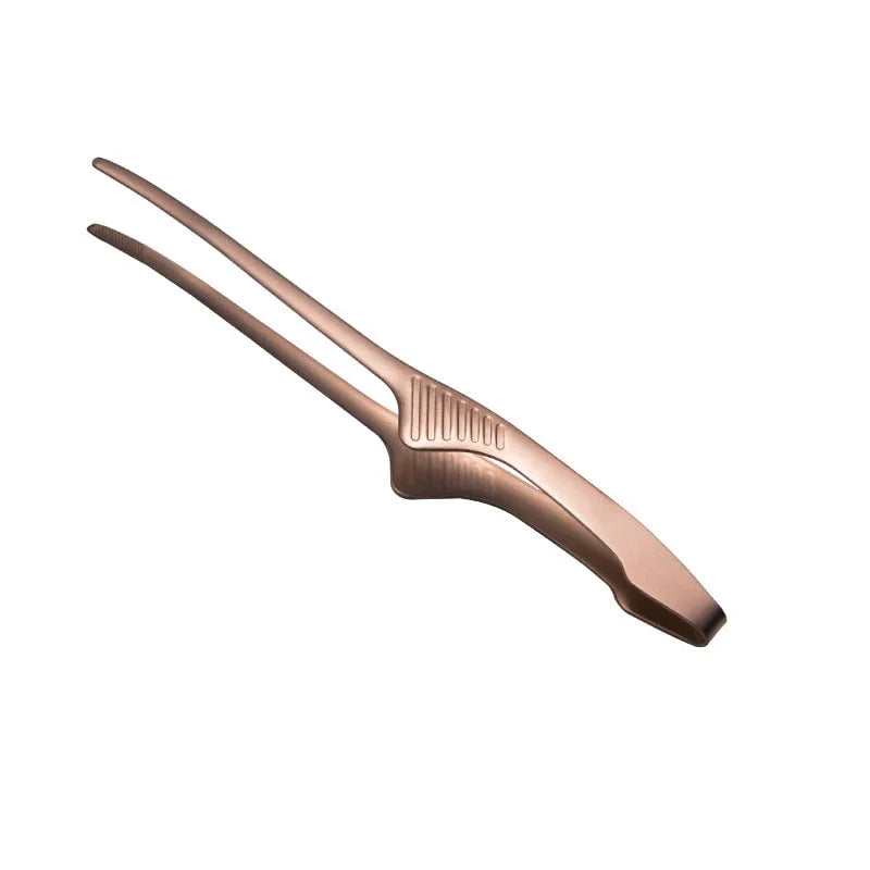 Multifuctional Barbecue Metal Anti-slip Clips Delicate Food Clips Self-standing Tongs Clamp Kitchen Gadgets Barbecue Accessories