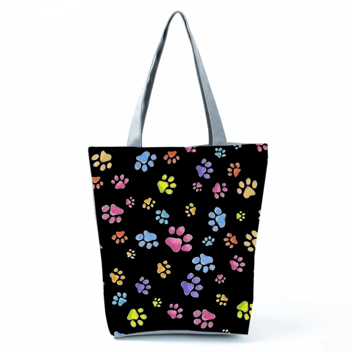 Fashion Dogs Paws Handbags Printed Love Dogs Shopping Bag Casual Women Shoulder Bag Summer Kawaii Female Tote Travel Beach Bag