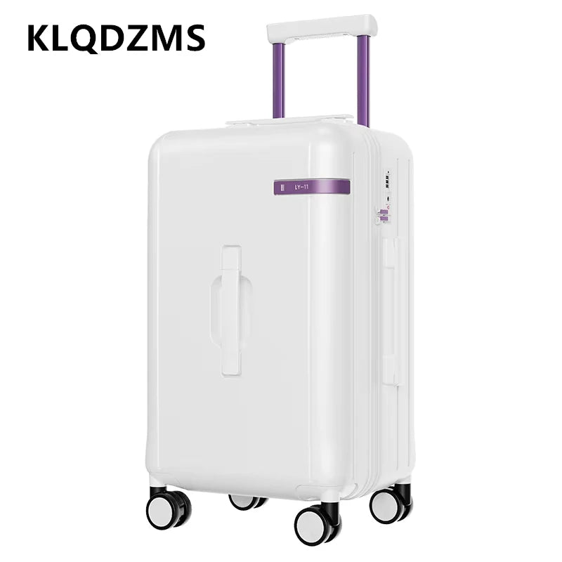 KLQDZMS The New 20-inch Luggage 24"26" Large-capacity Luggage PC Boarding Box Strong and Durable Suitcase with Wheel Suitcase