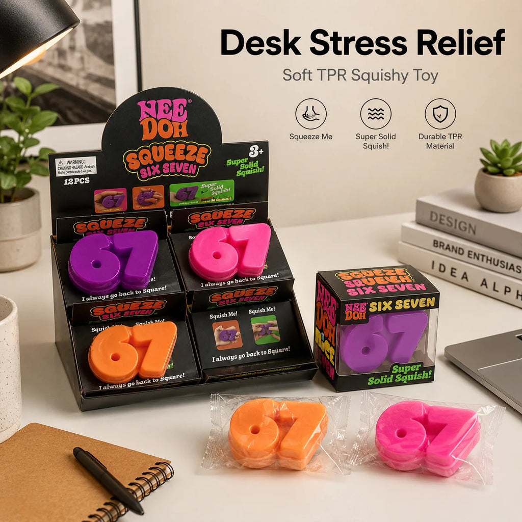 Best-selling Needoh 67tpr Digital Hug Toy, an adult relaxation and stress relief tool that is an excellent stress reducer.