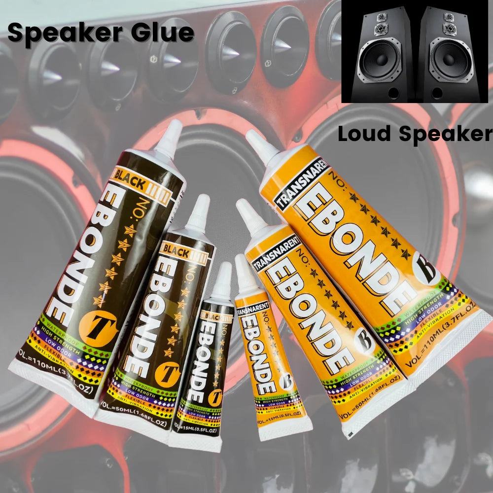 Universal Instrument Loud Speaker Repair Glue Strong Flexible Adhesive Anti-Vibration for Guitar Violin Drum Trumpet 15/50/110ML