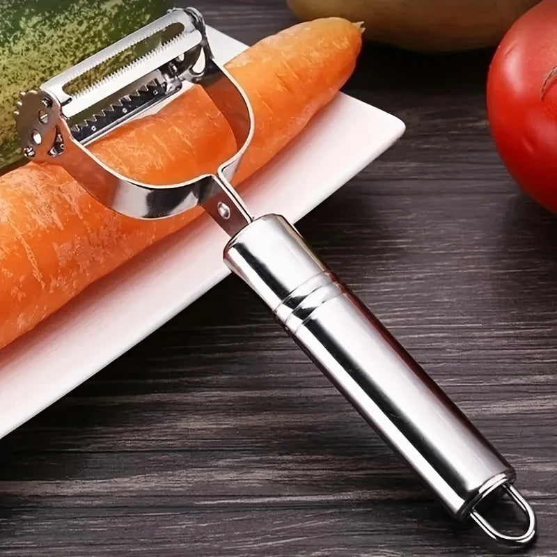Stainless Steel Vegetable Peeler Multi Function Fruit Peeling Tool Potato Carrot Cucumber Shredder Kitchen Cooking Gadget