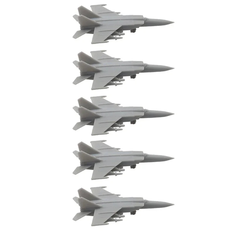 5PCS Russian Mig-25 Interceptor Plane Resin Assembly Model Reconnaissance Aircraft Length 9/31.8/55.6/63.6mm Toys DIY Aeroplane