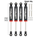 1/10 RC Crawler 4pcs Shock Absorber 70/80/90/100/110mm Metal Spring Suspension for Axial SCX10 TRX4 D90 Capra Redcat 90046