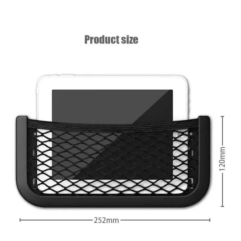 1pcs Car Trunk Rear Storage Cargo Luggage Nylon Elastic Net Holder For Car Van Pickup SUV MPV ORGANISER 252x120mm
