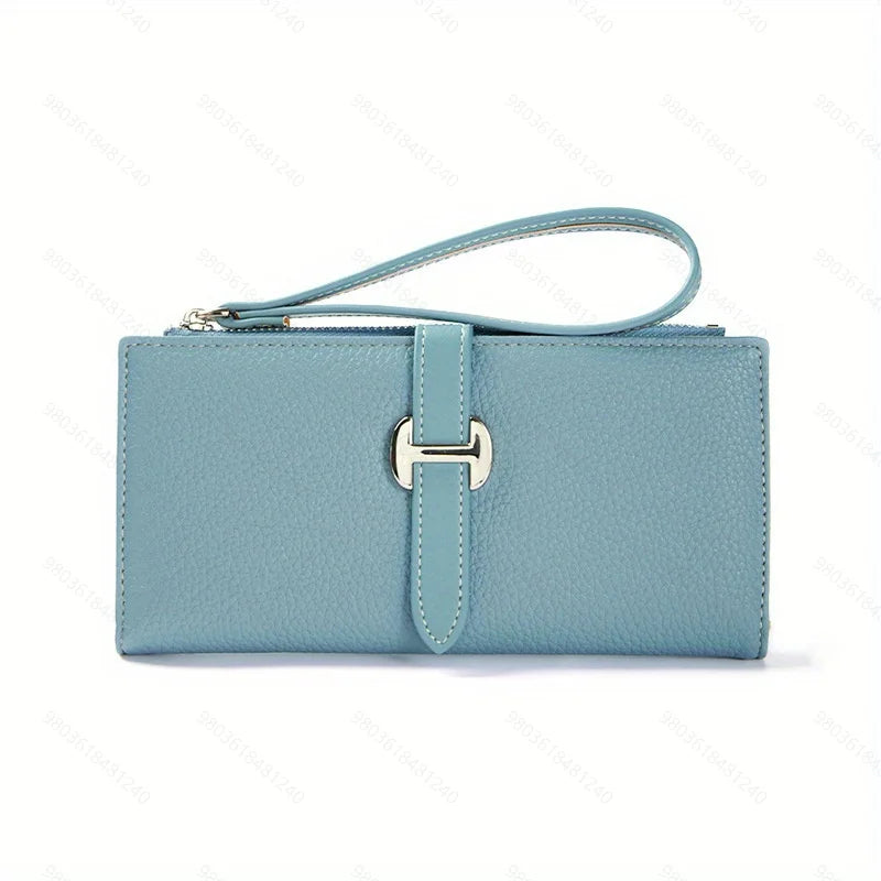 1pc Genuine Leather Blocking Passport Holder Wallet, Multi-Functional Travel Document Organizer with SIM Card Slots