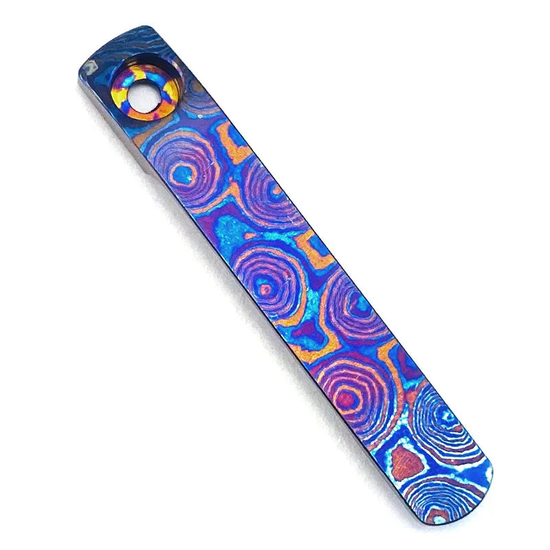 7 Colors CNC Titanium Alloy Made Knife One-piece Pocket Clip for Spyderco Para3 Lightweight Dragonfly Autonomy1 Manix 2 LW Watu