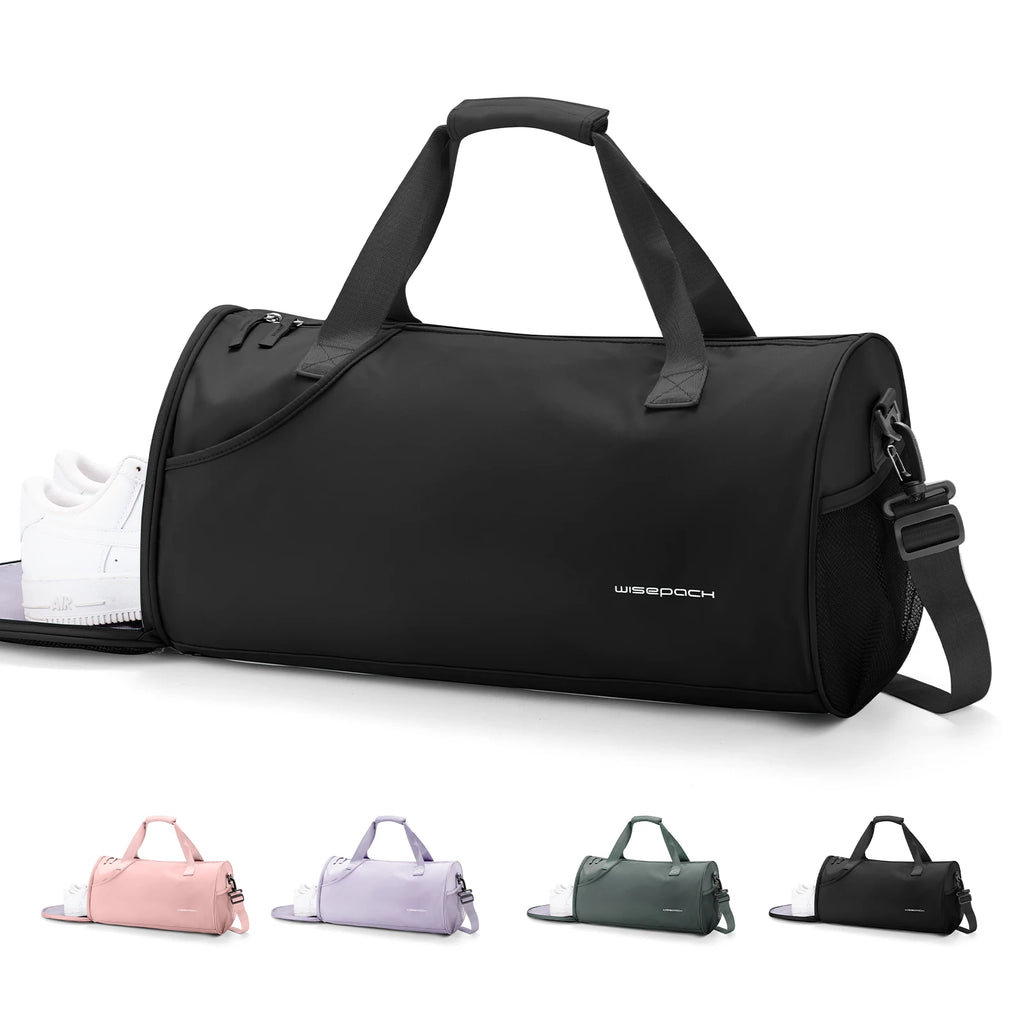 Versatile Daypack Gym Bag Yoga Crossbody Bag For Women Men, Sports Hiking Bag With Shoe Compartment Wet Clothes Compartment Bag