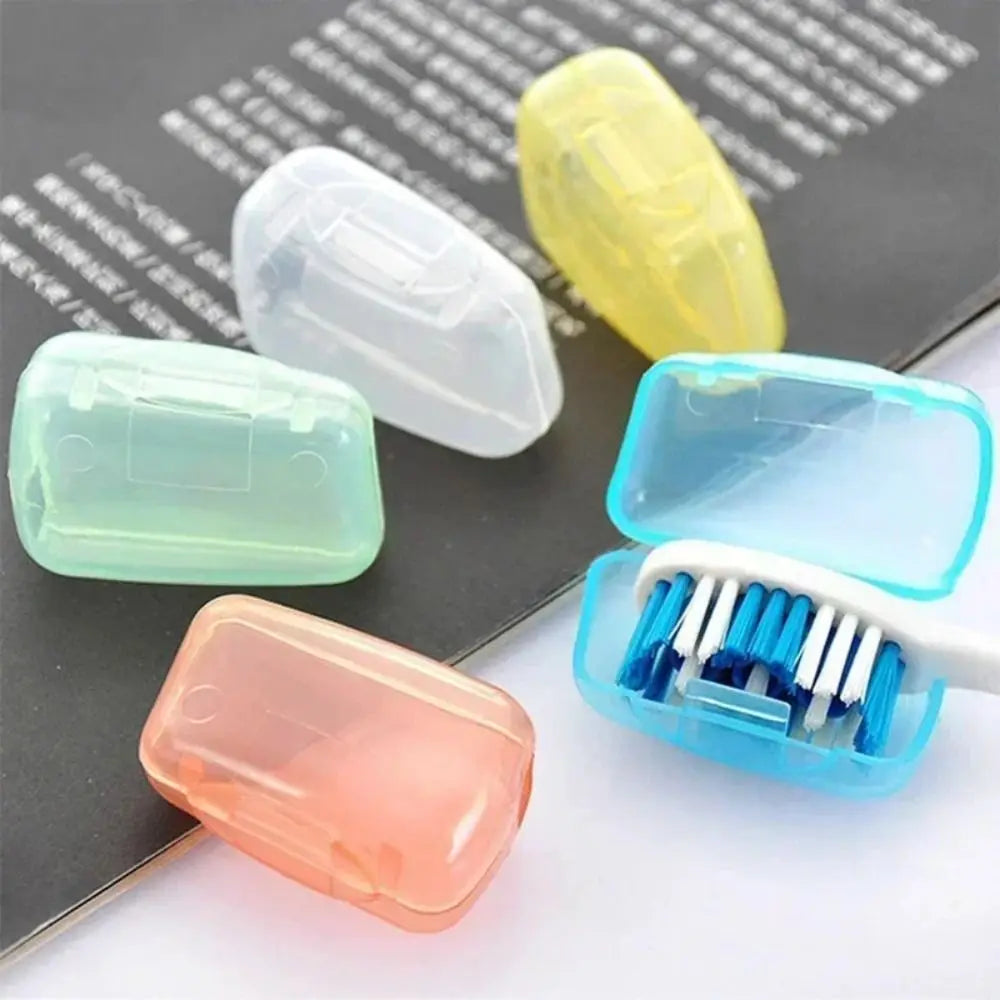 5/10pcs Plastic Toothbrush Head Cover Travel Hike Camping Portable Toothbrush Case Cap Dust Cover Brush Protect