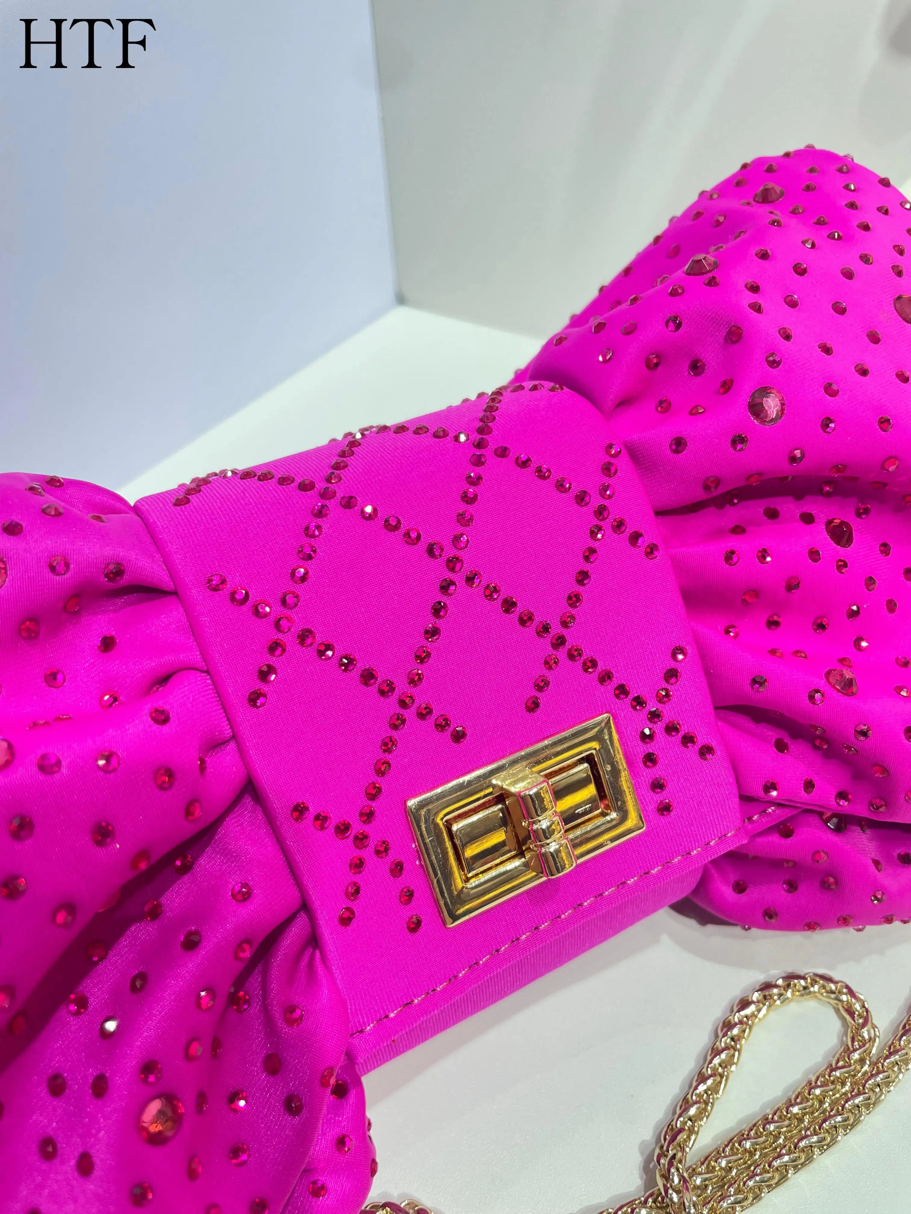Butterfly Rhinestones Evening Bags Metal Prom Clutch Diamonds Clutch With Chain Shoulder Handbags Wedding Female Purse