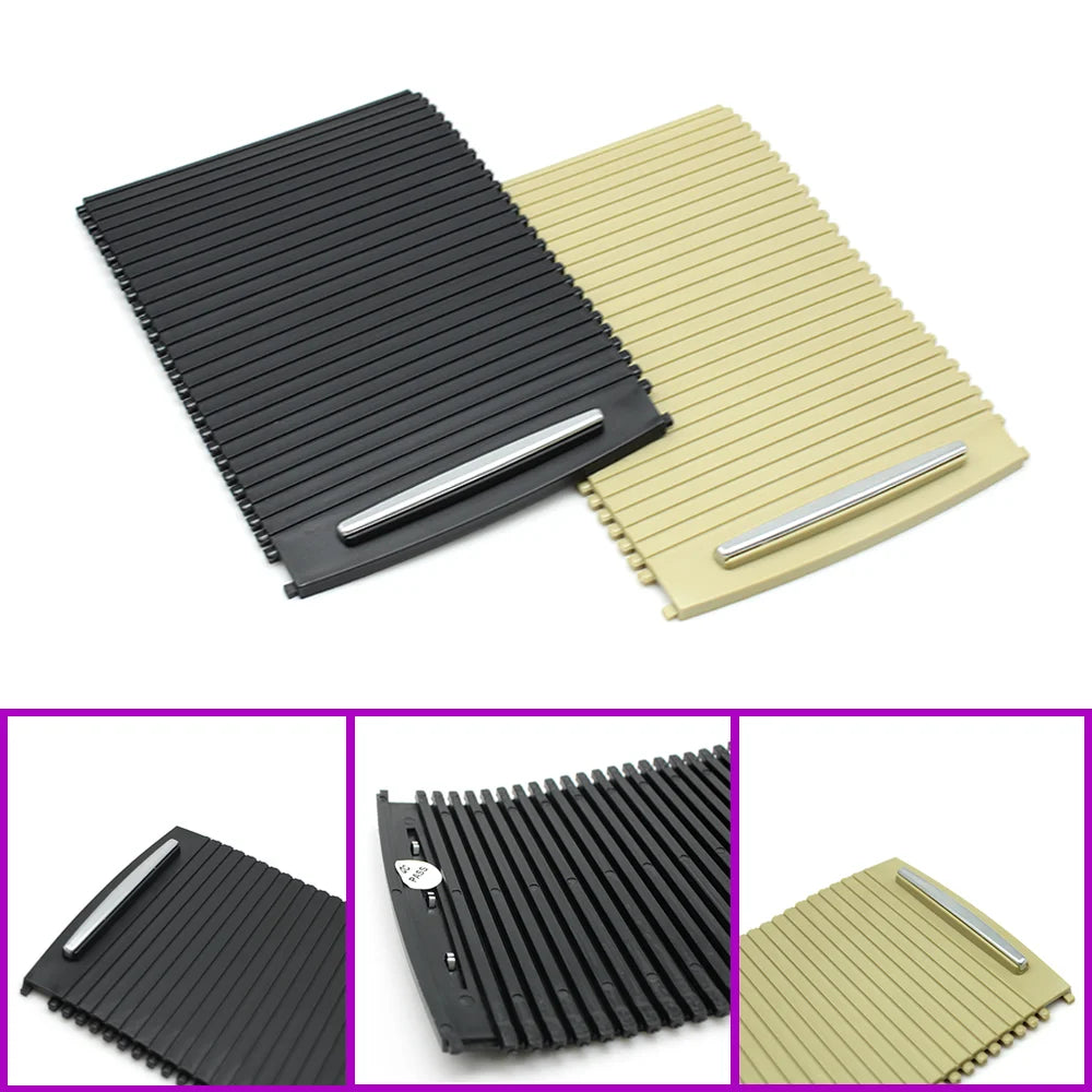 E92 E93 Car Accessories Rear Seat Central Storage Box Rolling Cover Water Cup Holder Cover For BMW 2006-2013 51166963913