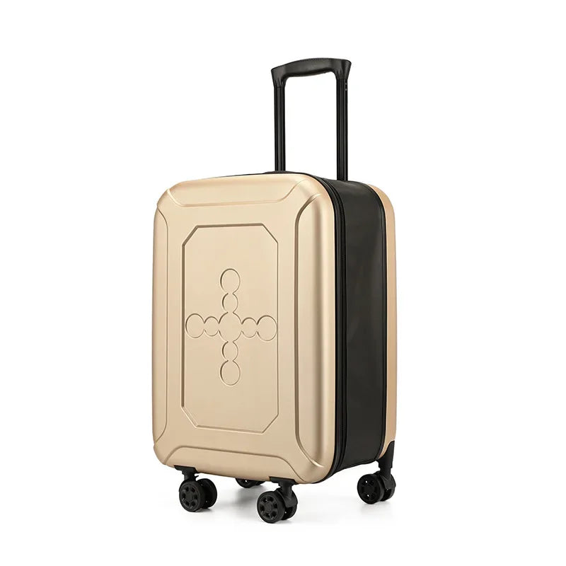 20/24 Folding Trolley Bag Luggage Case for Business Travel Lightweight Foldable School Suitcase Fashion Trunk Boarding Bag