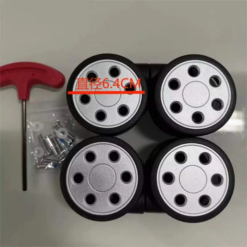 Luggage Wheel for Rimowa Suitcase Repair Replacement Load-bearing Wheels Special Trolley Case Silent Casters Luggage Accessories