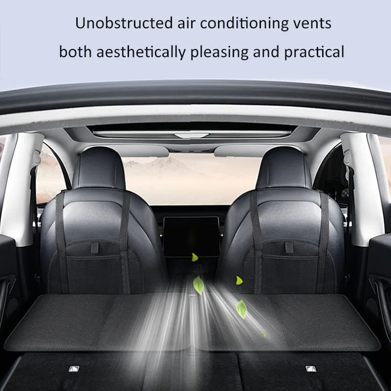 Car Back Seat Extender Seat Cushion Travel Bed Camping Mattress Foldable Storage Storage Convenient Trunk Extension Plate